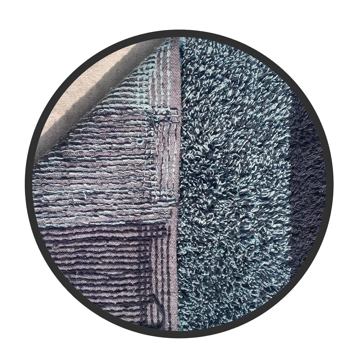 Box Pattern Cotton Bathmat