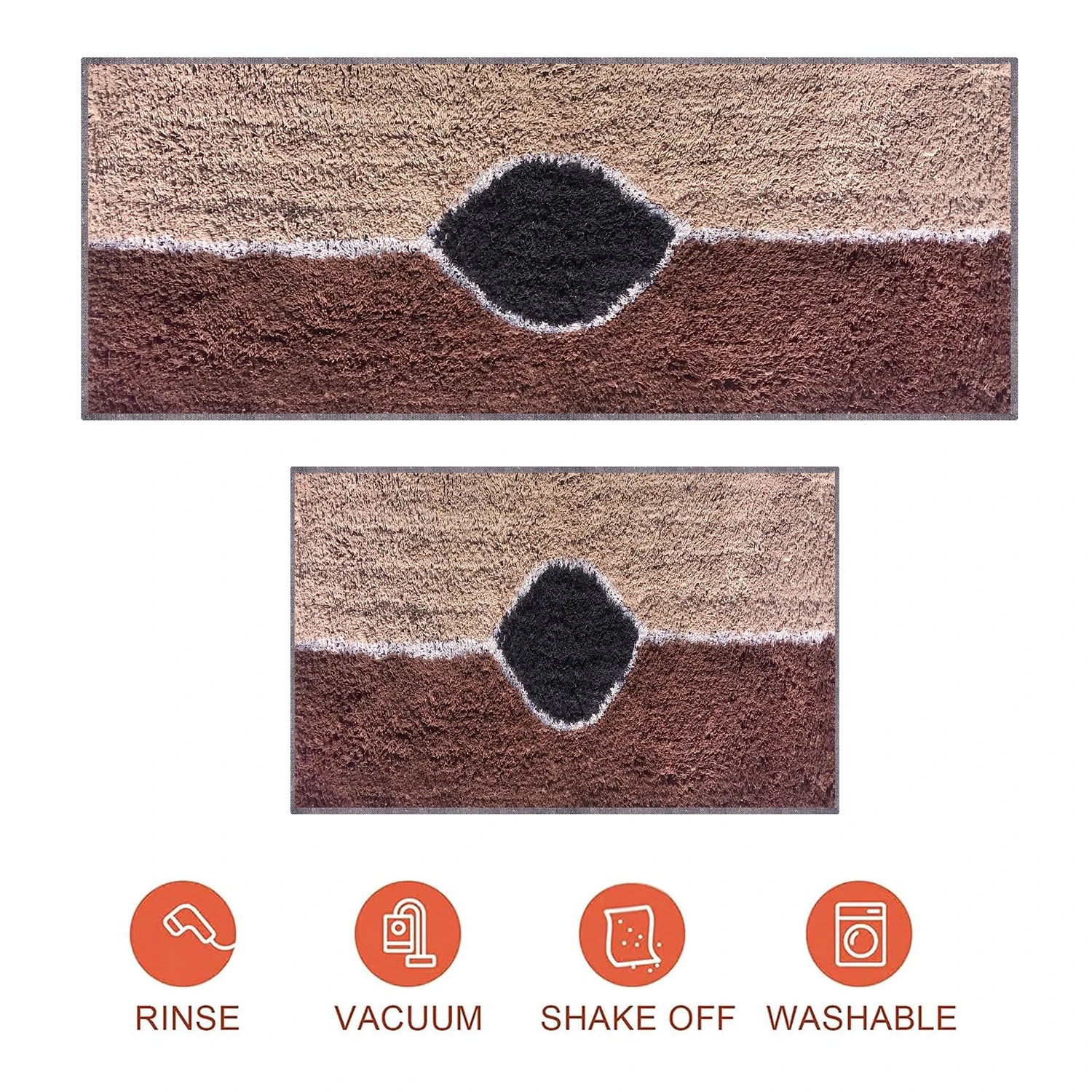 Eye Pattern Cotton Bathmat