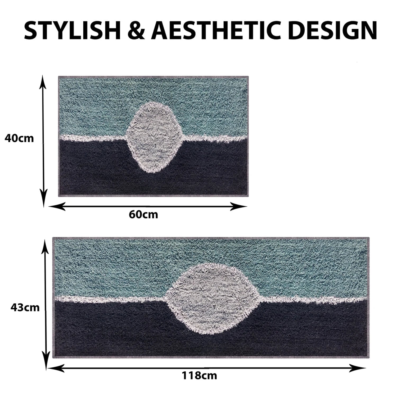 Eye Pattern Cotton Bathmat