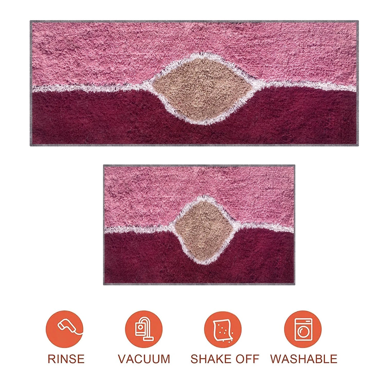 Eye Pattern Cotton Bathmat