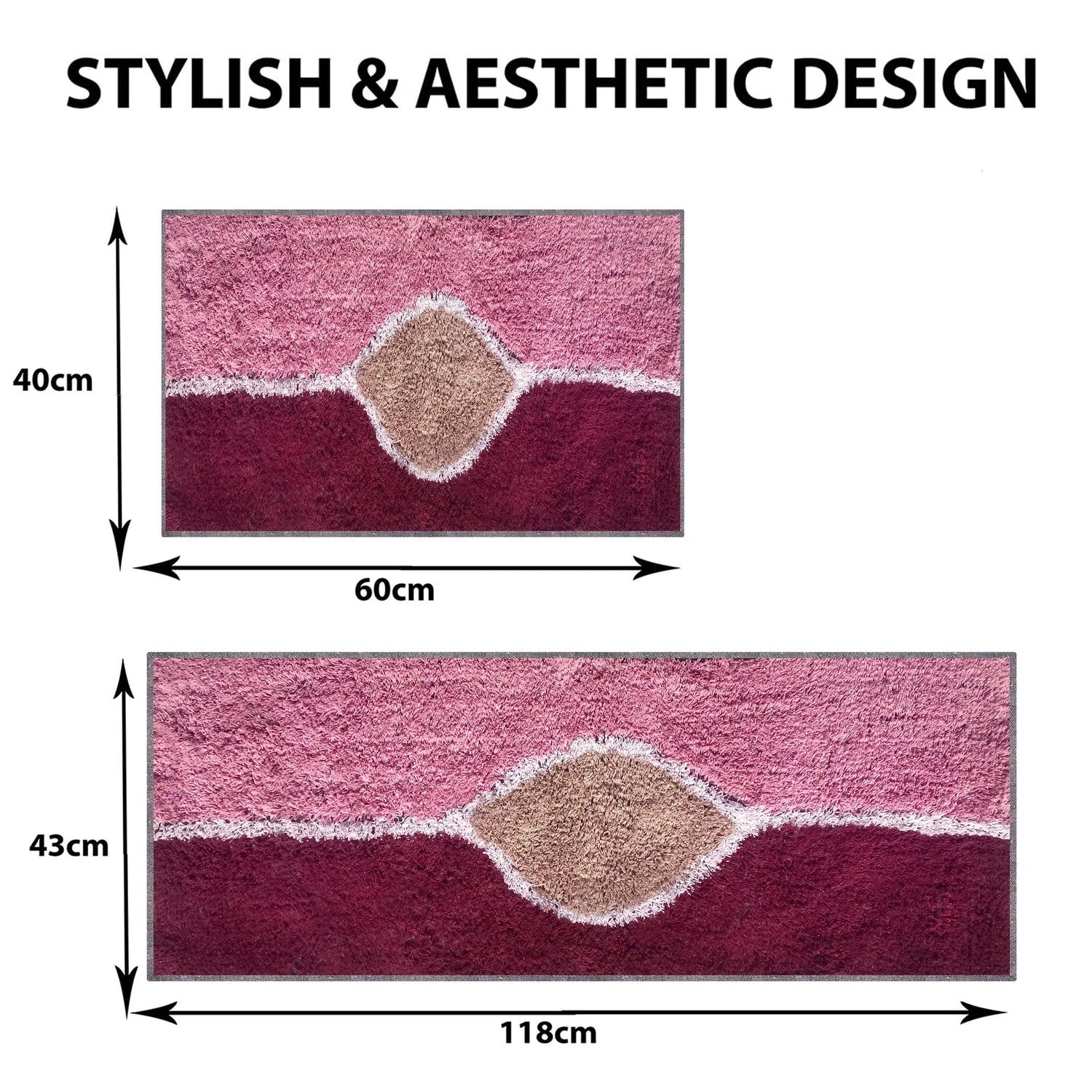 Eye Pattern Cotton Bathmat