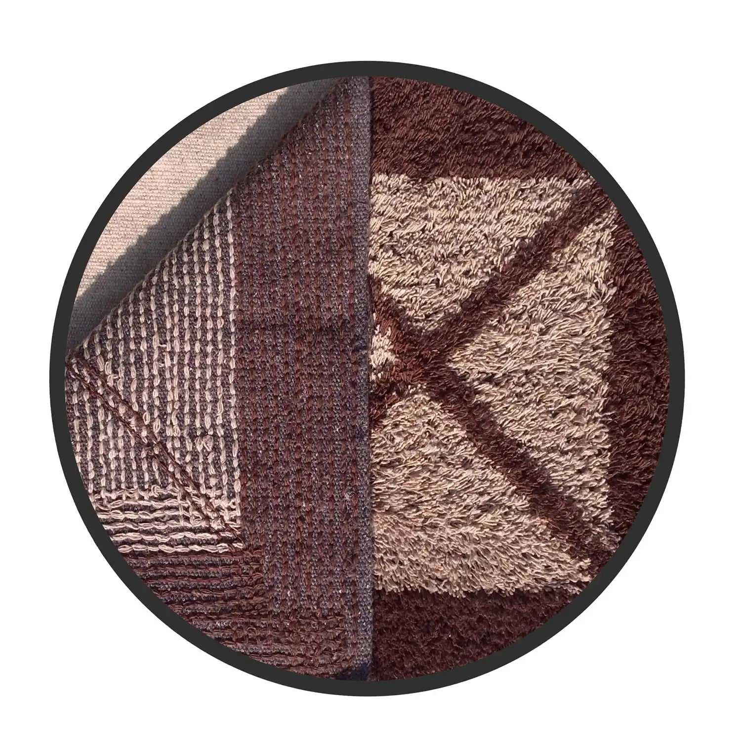 Ladder Pattern Cotton Bathmat