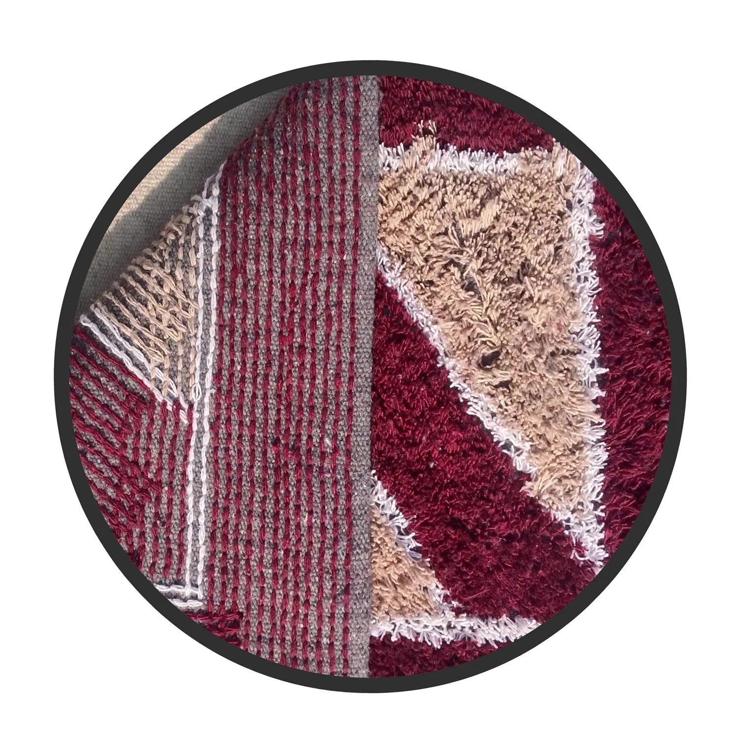 Ladder Pattern Cotton Bathmat