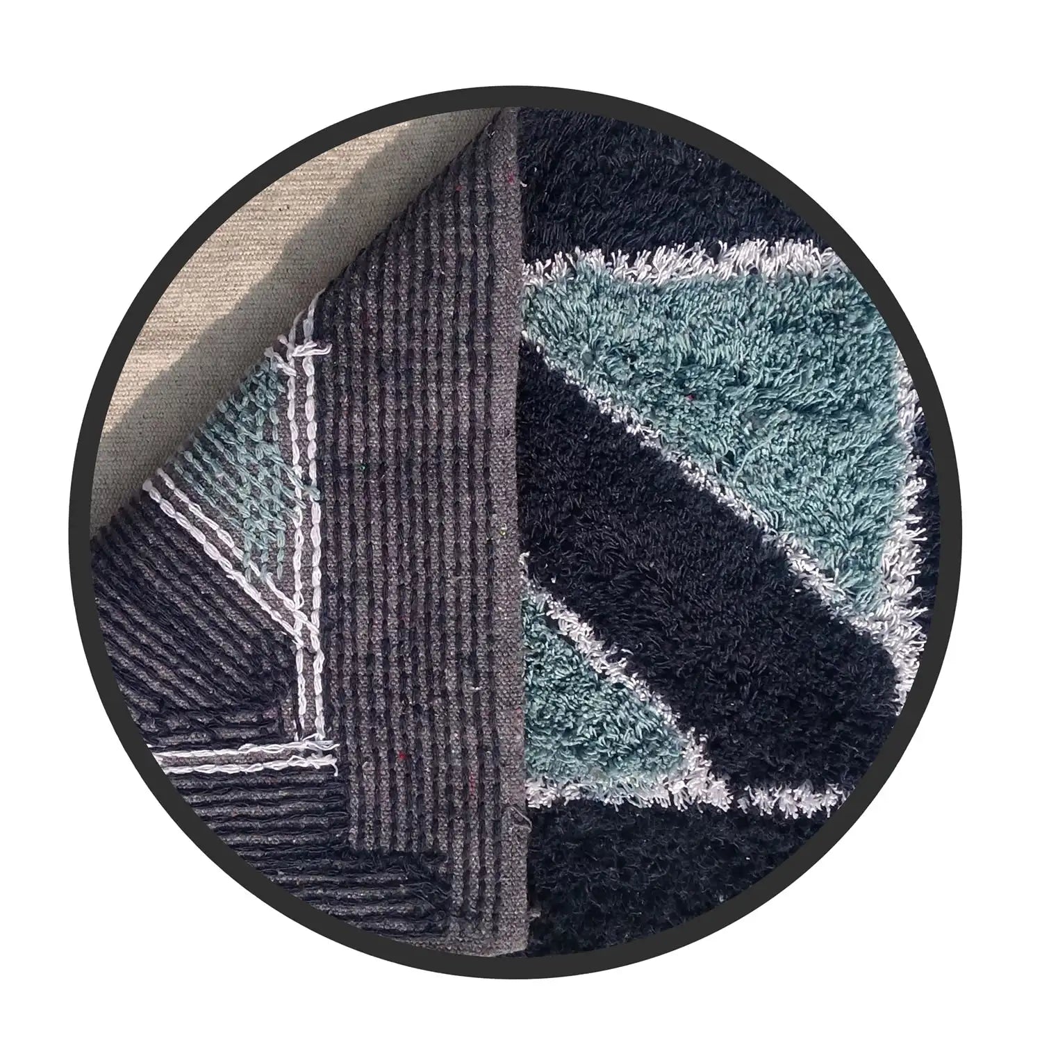 Ladder Pattern Cotton Bathmat