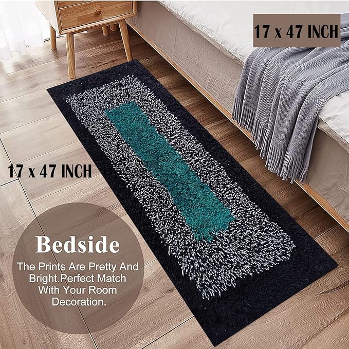 Peacewayz Race Track Navy Blue Kitchen Mat