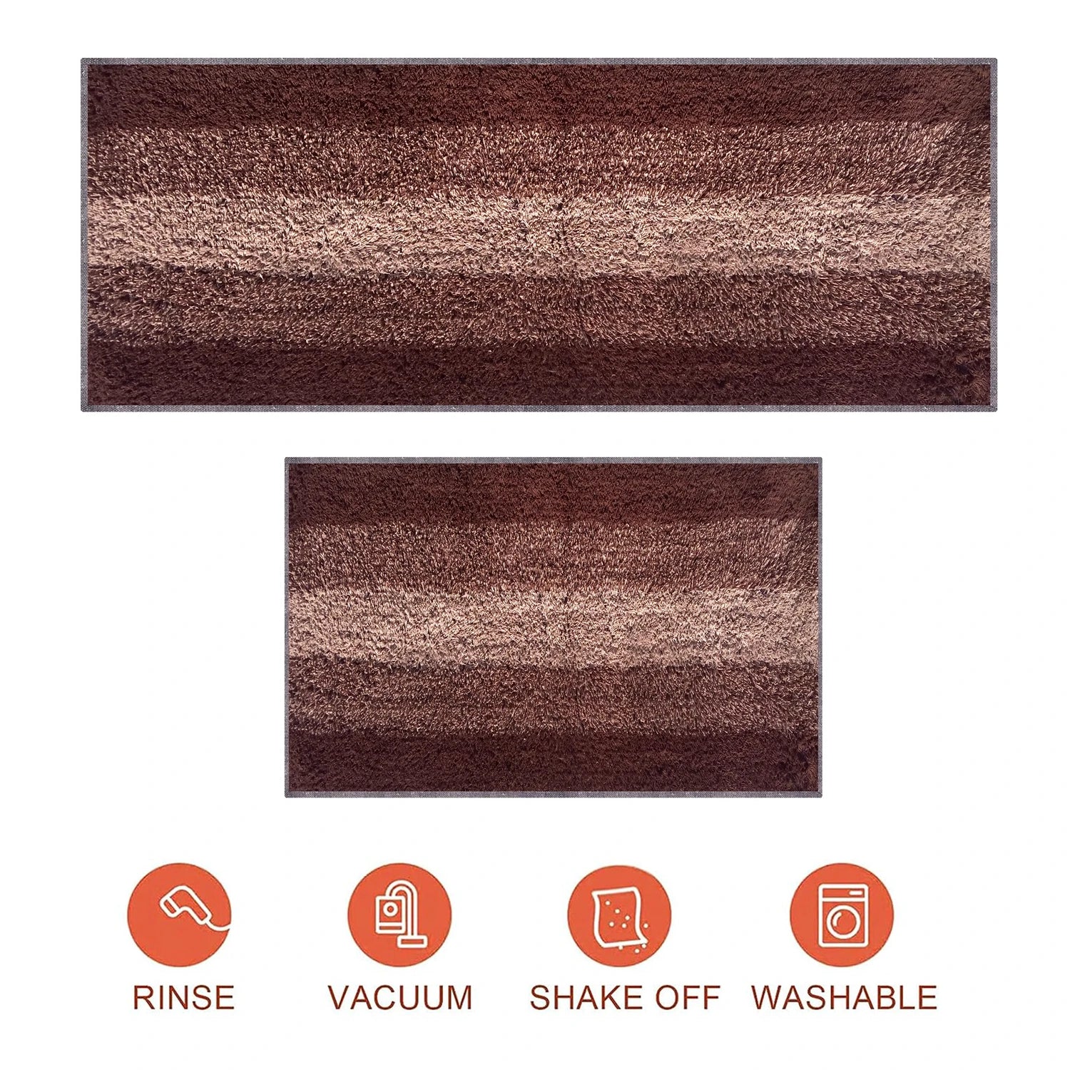Strip Pattern Cotton Bathmat
