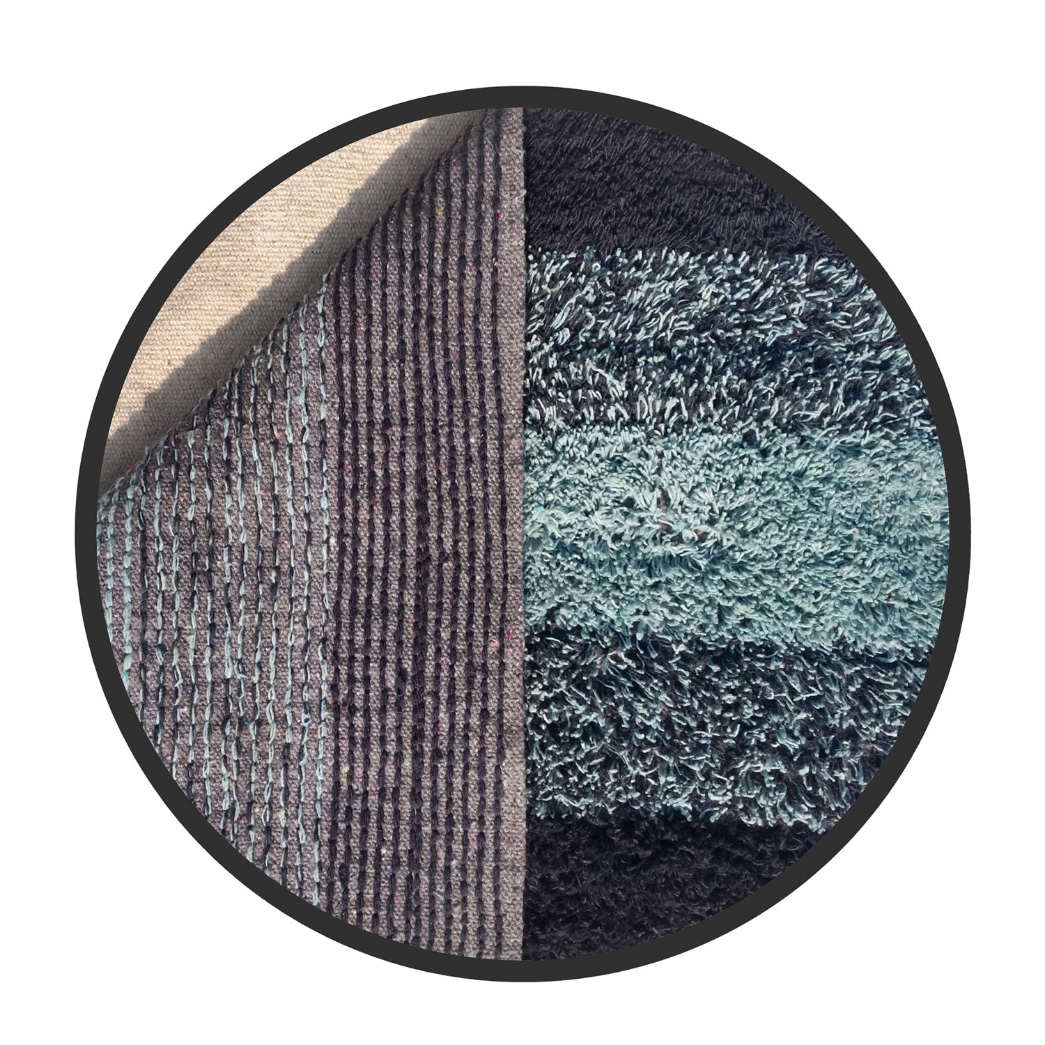 Strip Pattern Cotton Bathmat