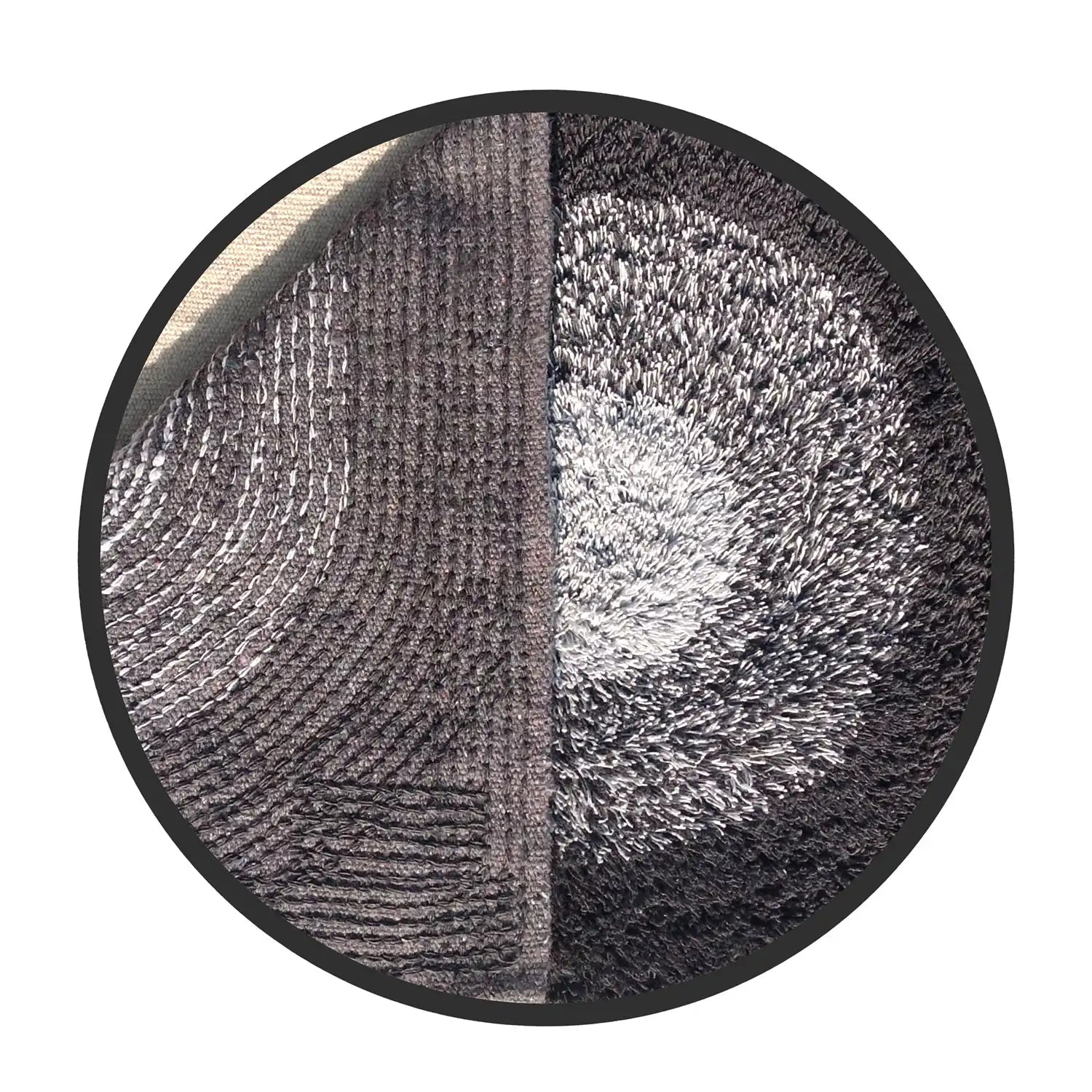 Round Pattern Cotton Bathmat