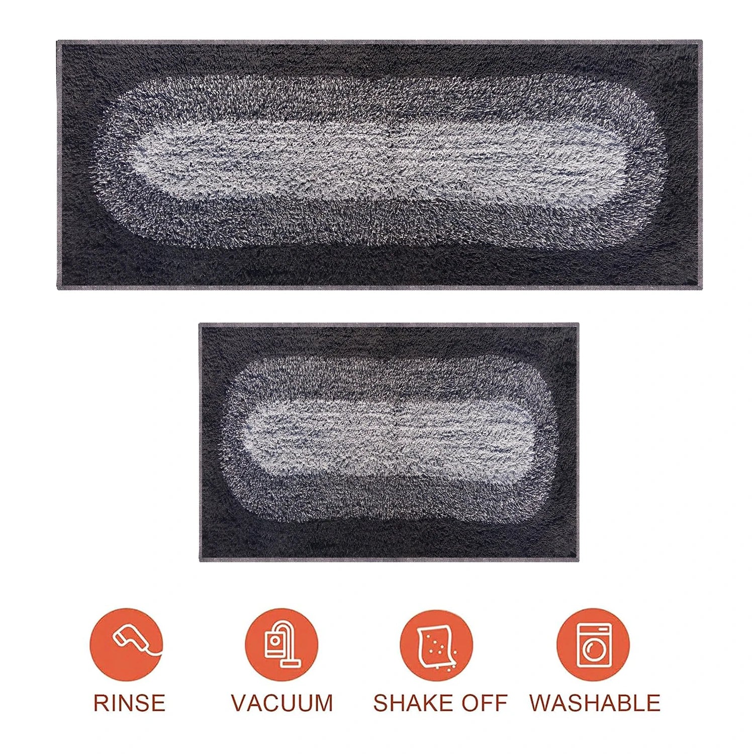 Round Pattern Cotton Bathmat