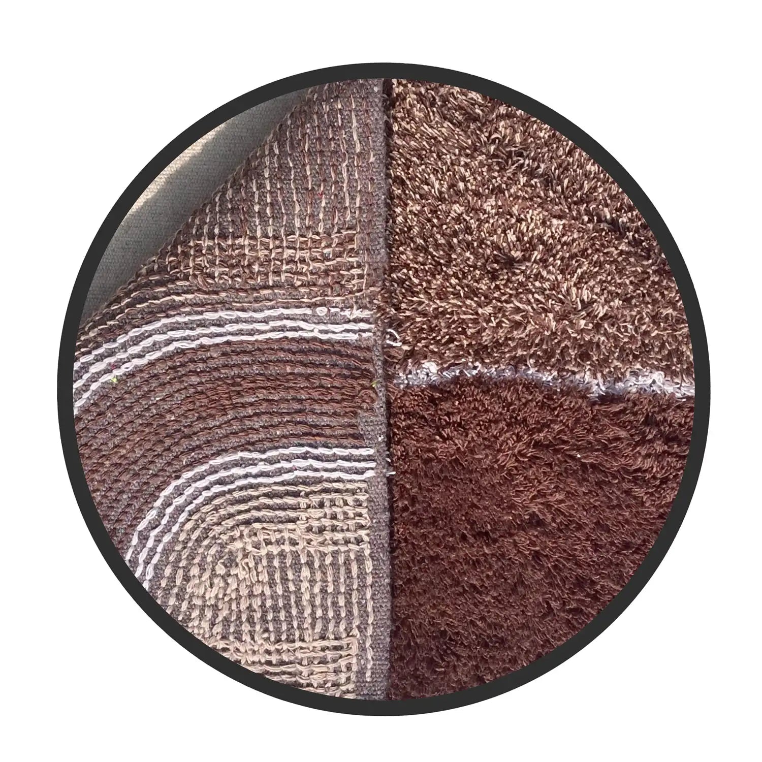 Wave Pattern Cotton Bathmat