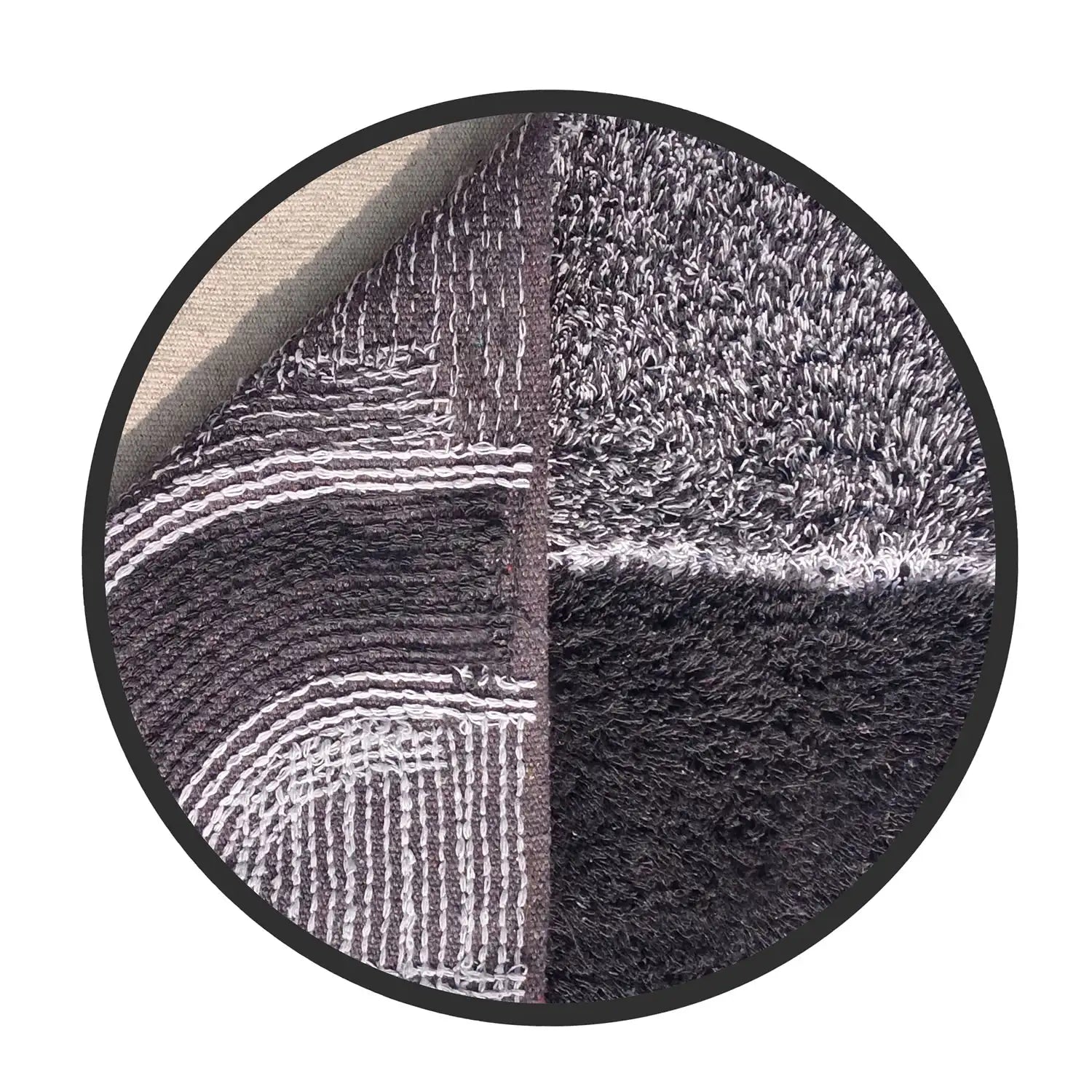 Wave Pattern Cotton Bathmat