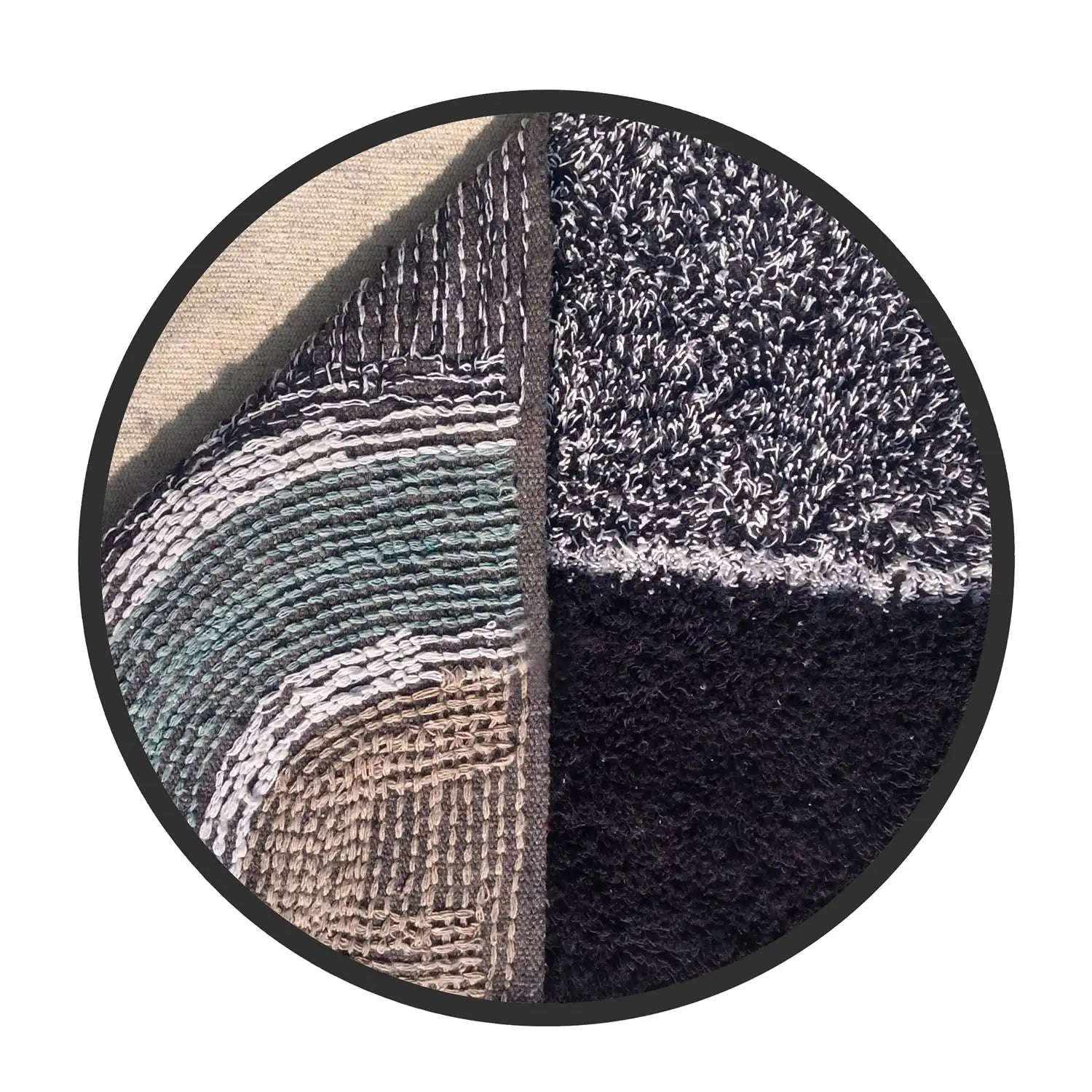 Wave Pattern Cotton Bathmat