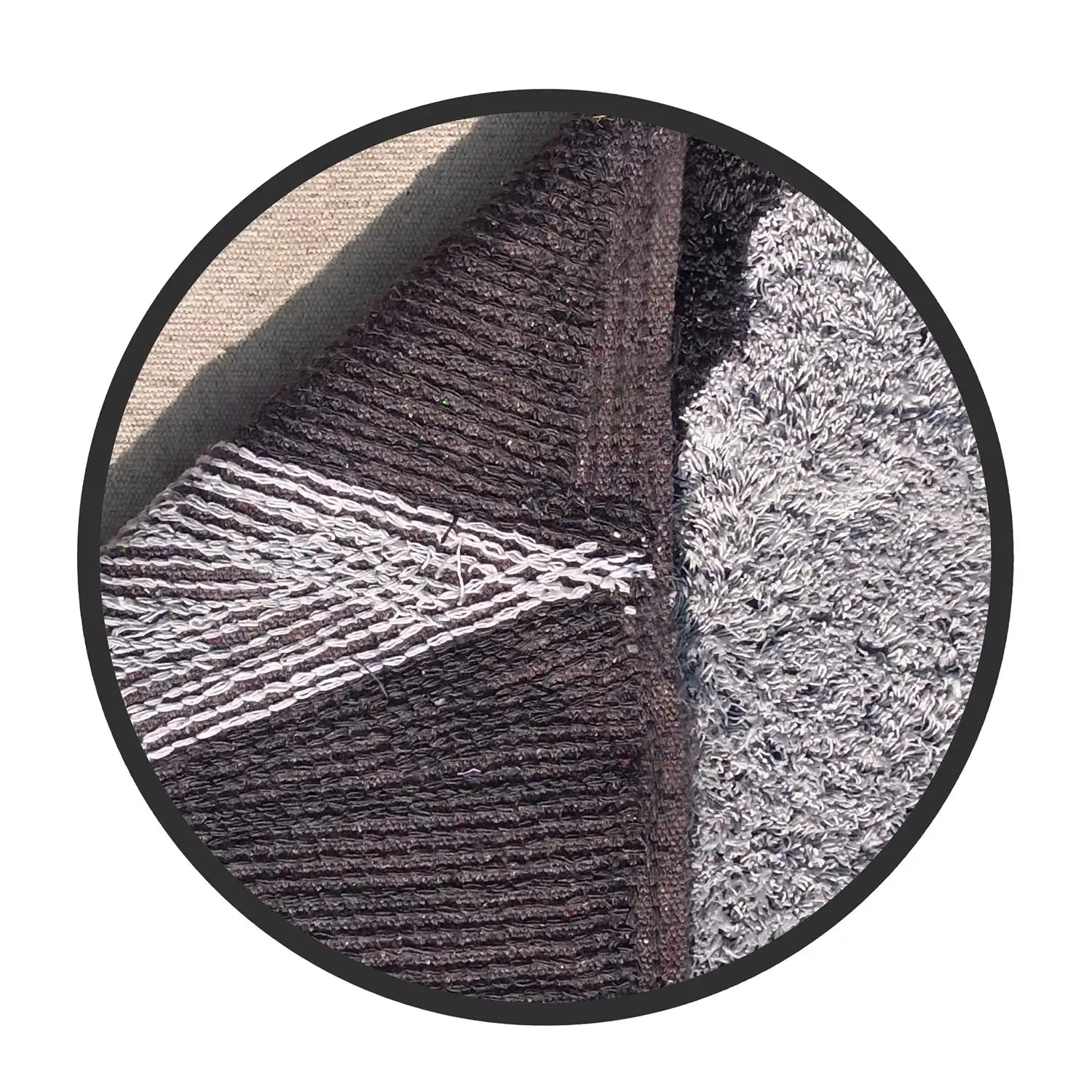 Zigzag Pattern Cotton Bathmat