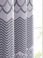 Quite Space Velvet Digital print Curtain