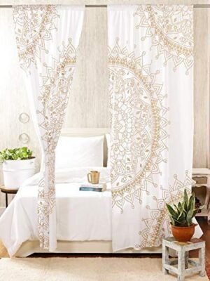 PW Eyelit Tapestry 3 Piece Door Curtains