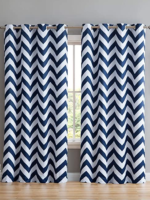 PW Fancy 3d Printed 2 Piece Window Curtain