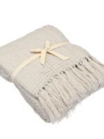 PW Soft Knitted Throw Blankets Bed Sofa Couch