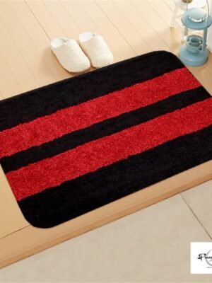 PW StripedElegance Bathroom Rugs